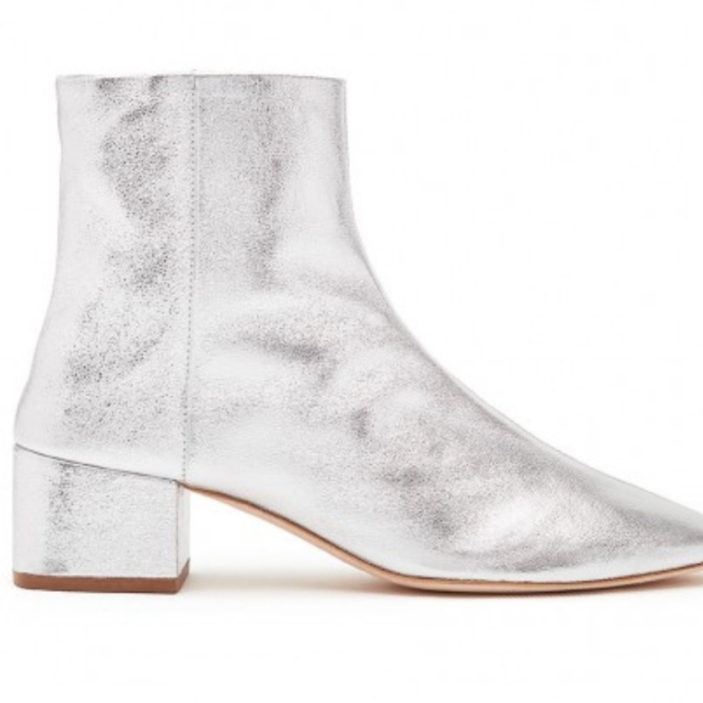 Loeffler Randall "Carter" Metallic Bootie size 7